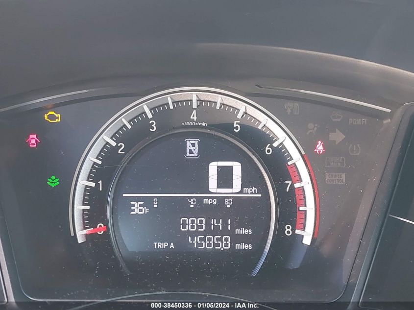 2017 HONDA CIVIC LX - SHHFK7H29HU202057