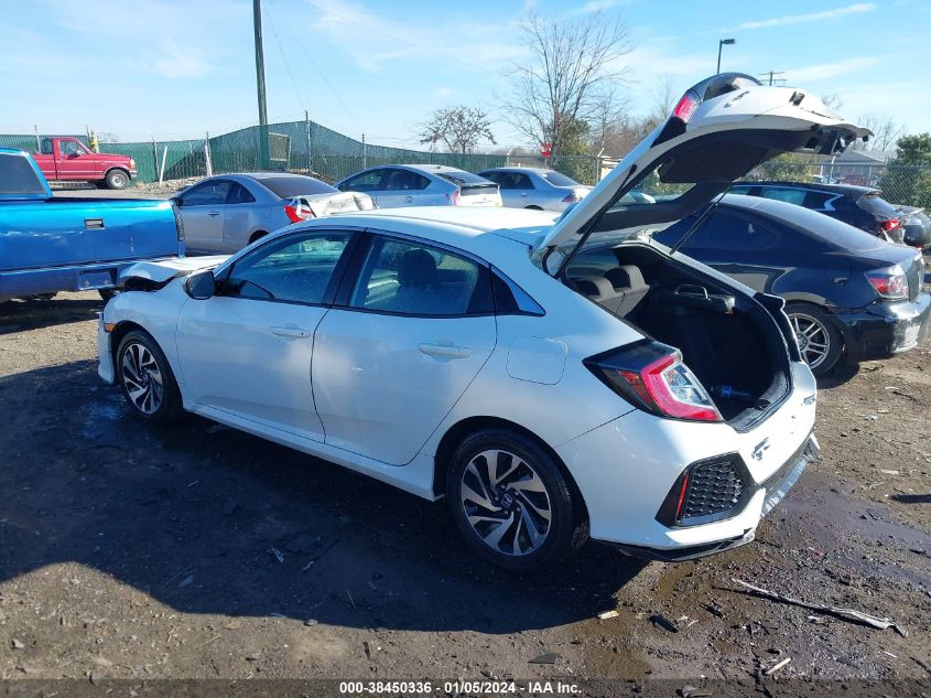 2017 HONDA CIVIC LX - SHHFK7H29HU202057