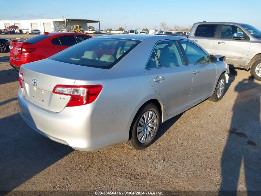 2013 TOYOTA CAMRY LE - 4T4BF1FK2DR306820