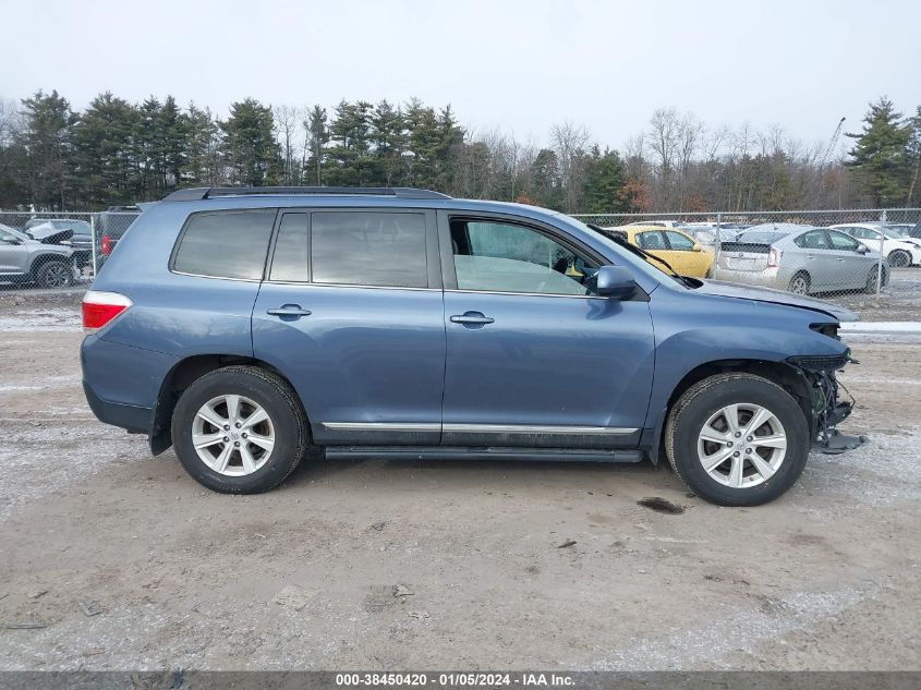 2013 TOYOTA HIGHLANDER SE V6 - 5TDBK3EHXDS270097