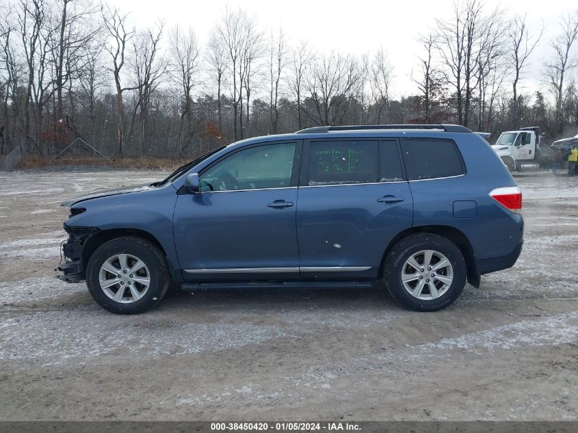 2013 TOYOTA HIGHLANDER SE V6 - 5TDBK3EHXDS270097