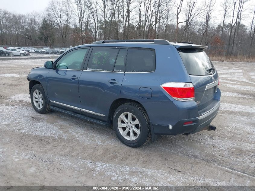 2013 TOYOTA HIGHLANDER SE V6 - 5TDBK3EHXDS270097