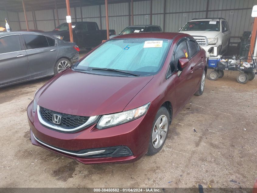 2014 HONDA CIVIC LX - 2HGFB2F50EH521775