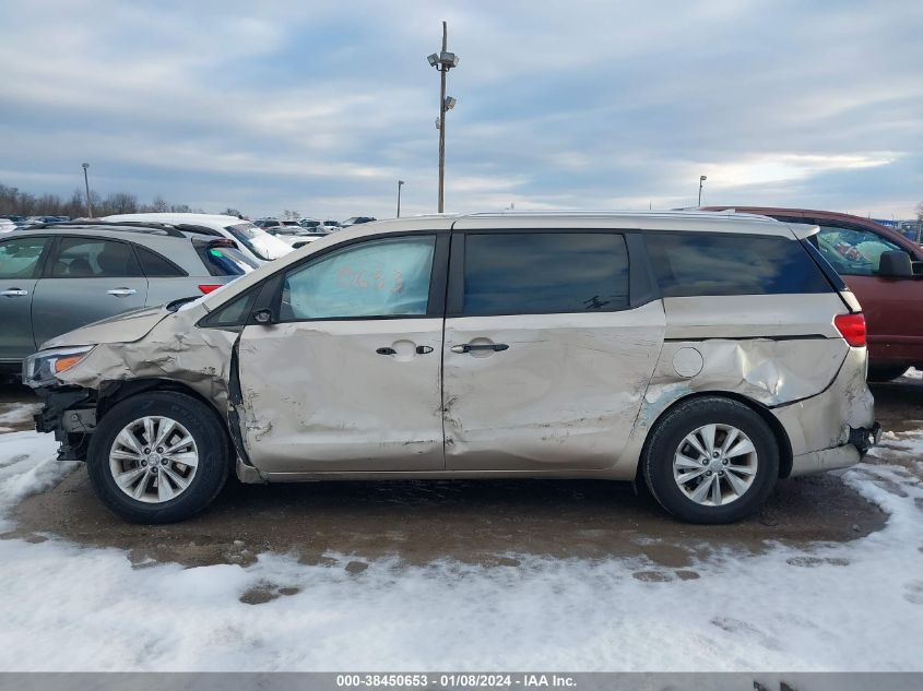 2016 KIA SEDONA LX - KNDMB5C017G619152