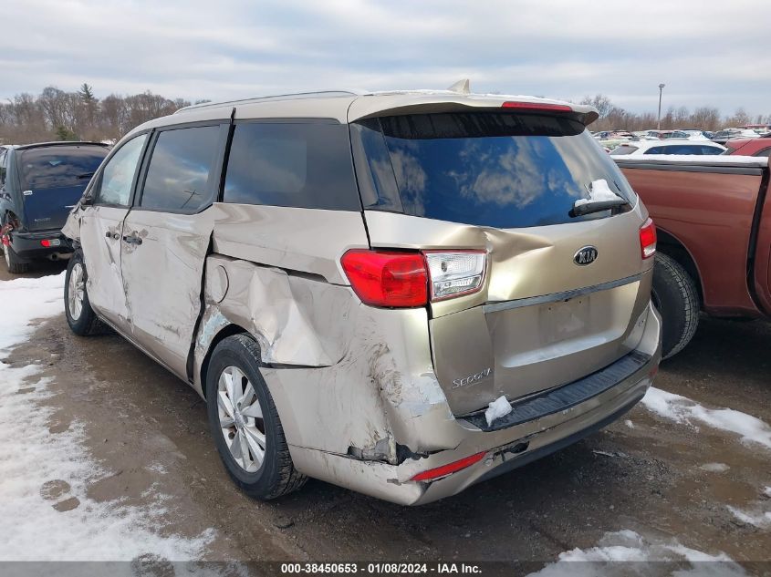 2016 KIA SEDONA LX - KNDMB5C017G619152