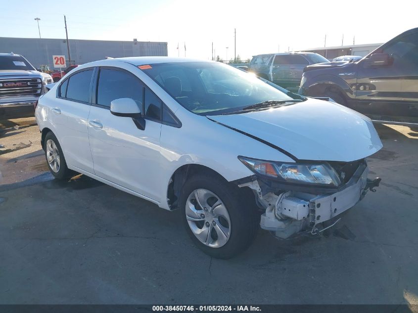 2013 HONDA CIVIC LX - 19XFB2F55DE058203