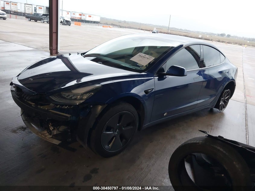 VIN 5YJ3E1EB7MF849001 2021 TESLA MODEL 3 LONG RANGE DUAL MOTOR ALL-WHEEL DRIVE
