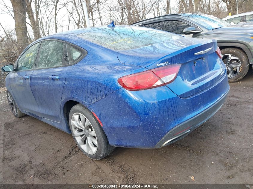 2015 CHRYSLER 200 S - 1C3CCCBB5FN546300