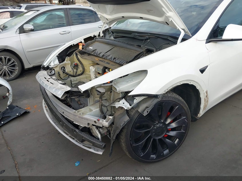 VIN 7SAYGDEF9NF366778 2022 TESLA MODEL Y PERFORMANCE DUAL MOTOR ALL-WHEEL DRIVE