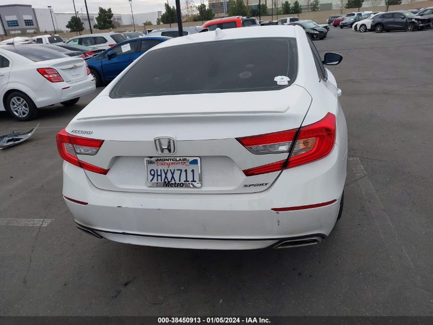2020 HONDA ACCORD SPORT - 1HGCV1F35LA033713