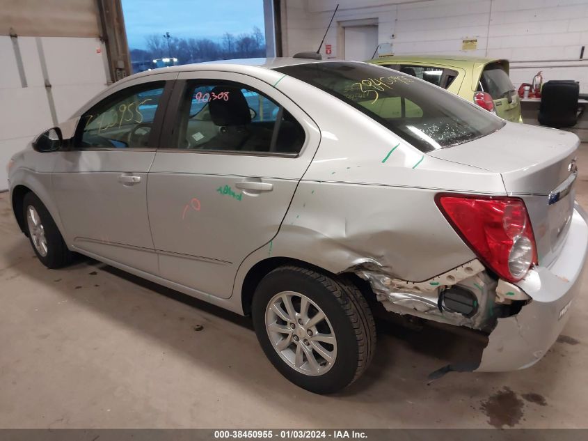 2015 CHEVROLET SONIC LT AUTO - 1G1JC5SH9F4172680