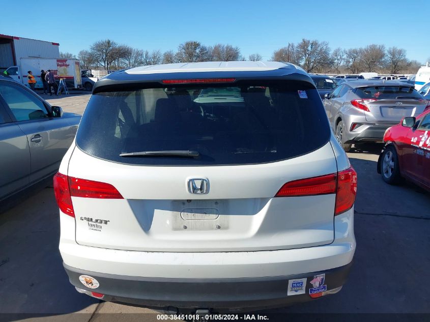 2016 HONDA PILOT LX - 5FNYF5H16GB024102
