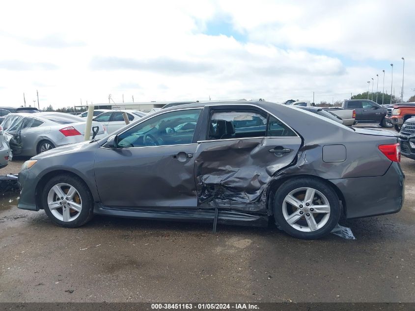 2013 TOYOTA CAMRY SE - 4T1BF1FK8DU297423