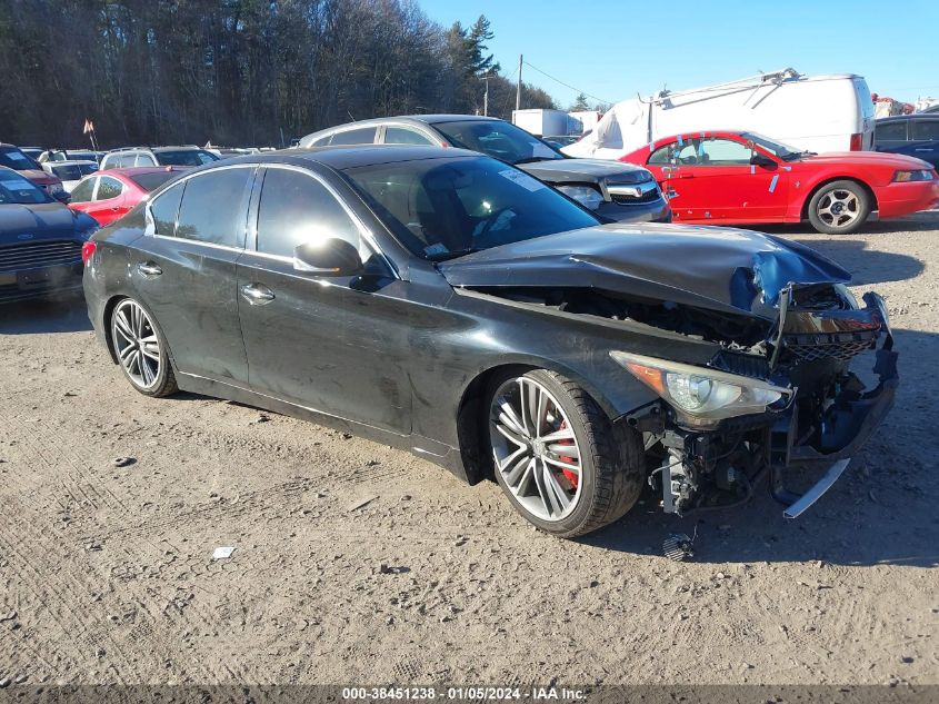 2014 INFINITI Q50 HYBRID SPORT - JN1AV7AP6EM691614
