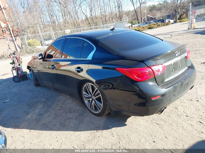 2014 INFINITI Q50 HYBRID SPORT - JN1AV7AP6EM691614