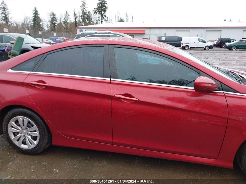 2014 HYUNDAI SONATA GLS - 5NPEB4AC0EH829998