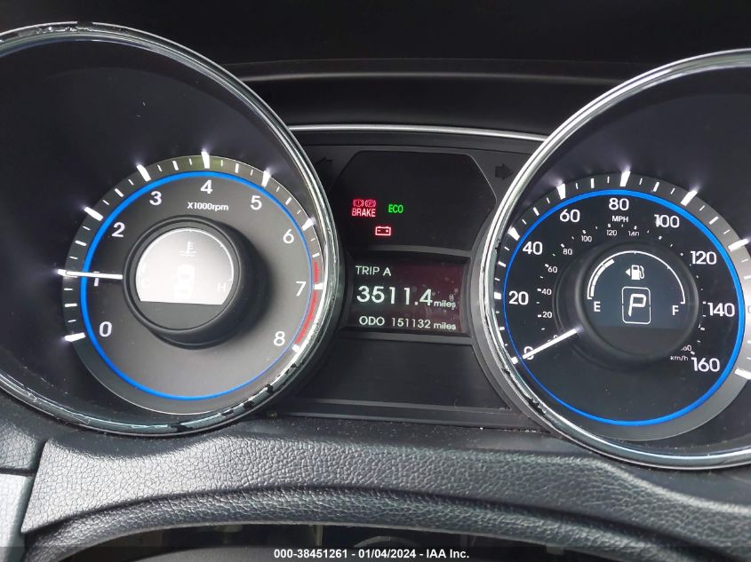 2014 HYUNDAI SONATA GLS - 5NPEB4AC0EH829998