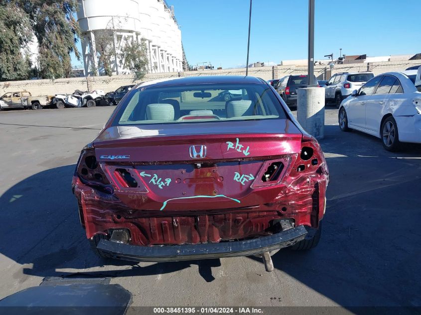 2015 HONDA CIVIC LX - 19XFB2F59FE260884