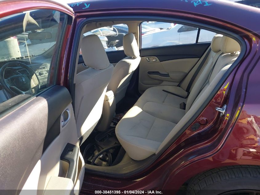 2015 HONDA CIVIC LX - 19XFB2F59FE260884