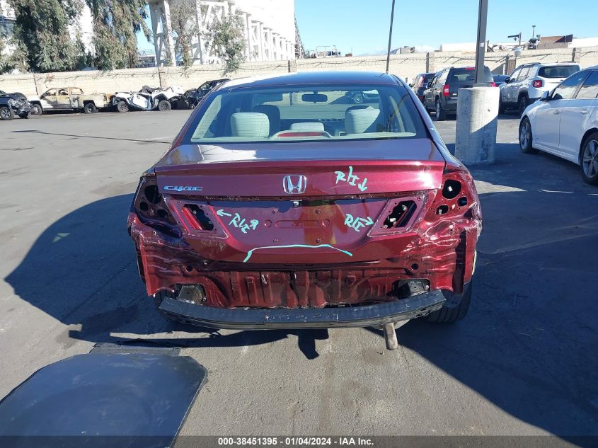 2015 HONDA CIVIC LX - 19XFB2F59FE260884