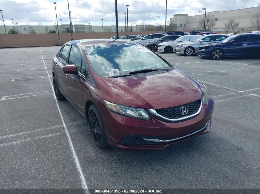 2015 HONDA CIVIC LX - 19XFB2F59FE260884
