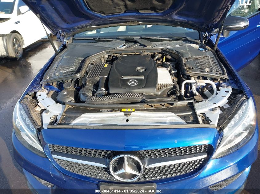 2017 MERCEDES-BENZ C 300 4MATIC - WDDWJ4KB2HF506795