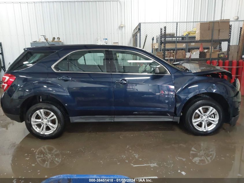 2016 CHEVROLET EQUINOX LS - 2GNALBEK8G1122435