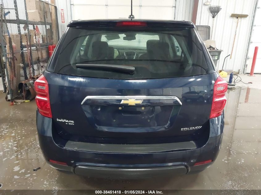 2016 CHEVROLET EQUINOX LS - 2GNALBEK8G1122435