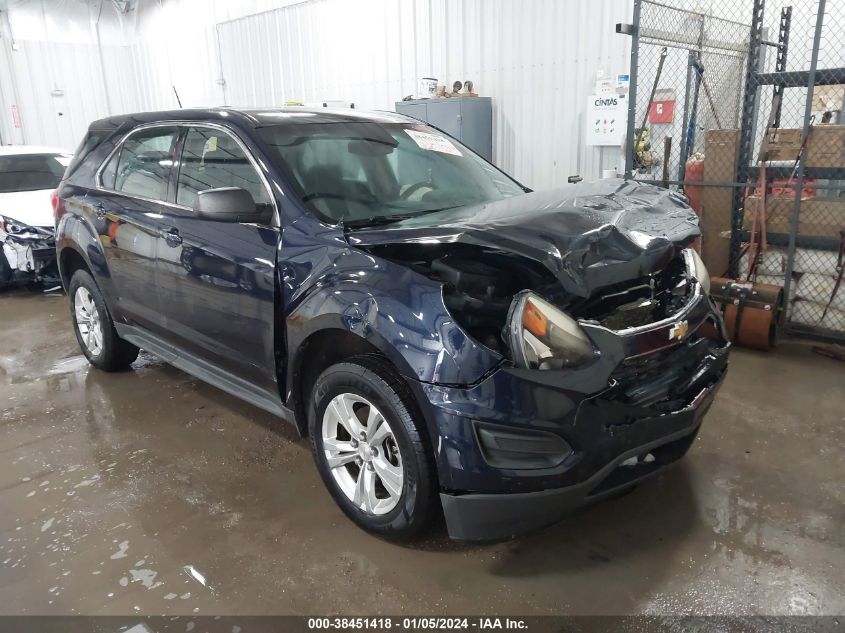 2016 CHEVROLET EQUINOX LS - 2GNALBEK8G1122435