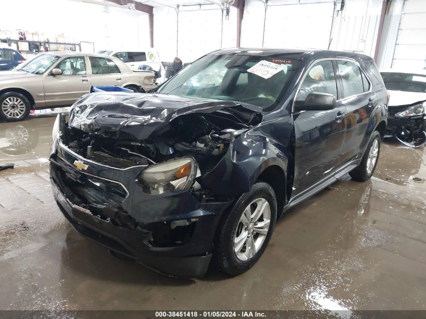 2016 CHEVROLET EQUINOX LS - 2GNALBEK8G1122435