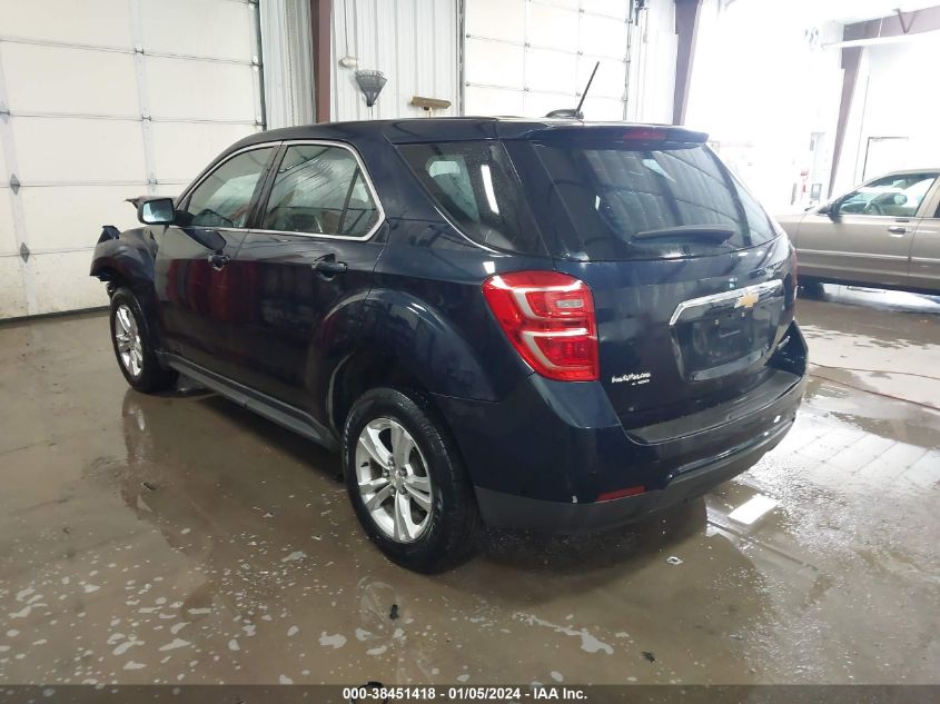 2016 CHEVROLET EQUINOX LS - 2GNALBEK8G1122435