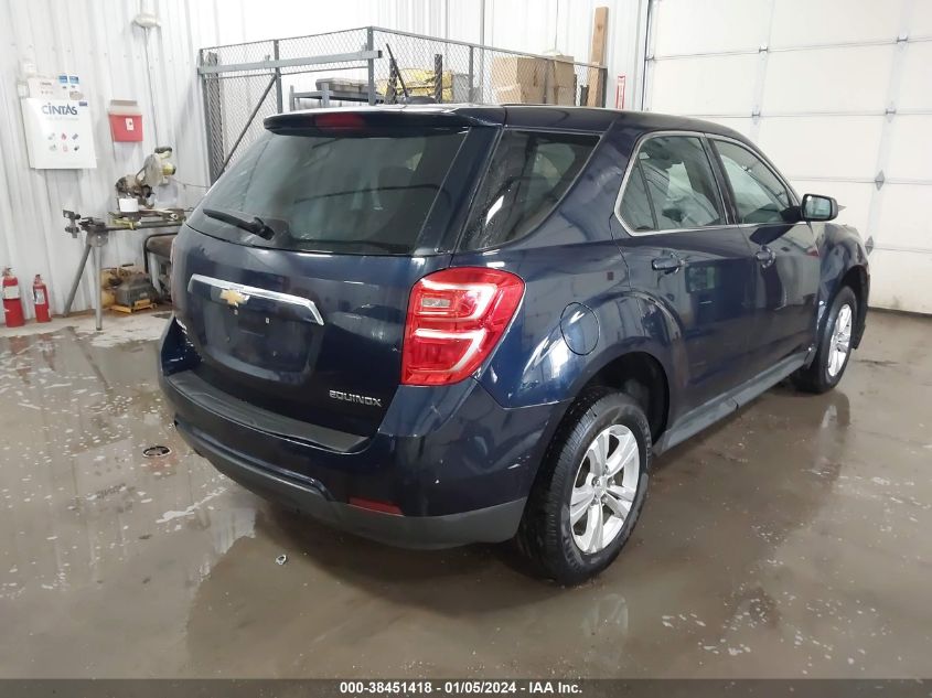 2016 CHEVROLET EQUINOX LS - 2GNALBEK8G1122435
