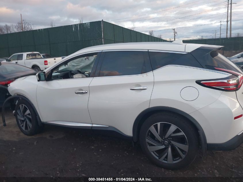 2018 NISSAN MURANO PLATINUM - 5N1AZ2MHXJN177614