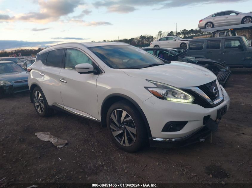 2018 NISSAN MURANO PLATINUM - 5N1AZ2MHXJN177614
