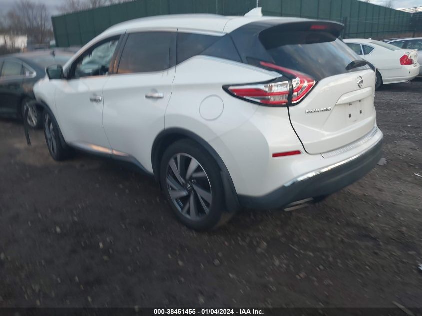 2018 NISSAN MURANO PLATINUM - 5N1AZ2MHXJN177614