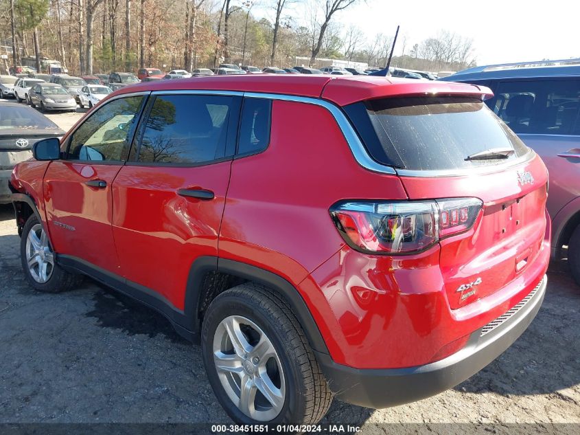 2023 JEEP COMPASS SPORT 4X4 - 3C4NJDAN8PT535384