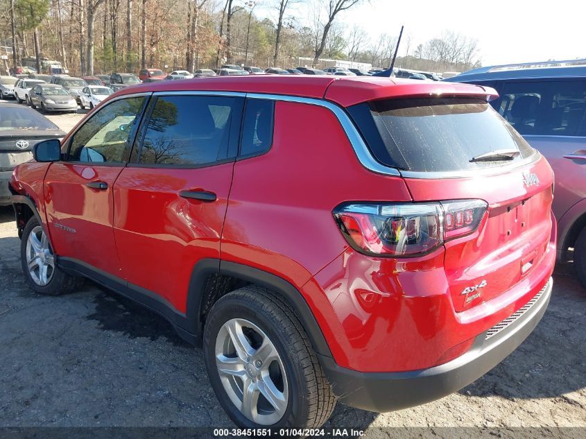 2023 JEEP COMPASS SPORT 4X4 - 3C4NJDAN8PT535384