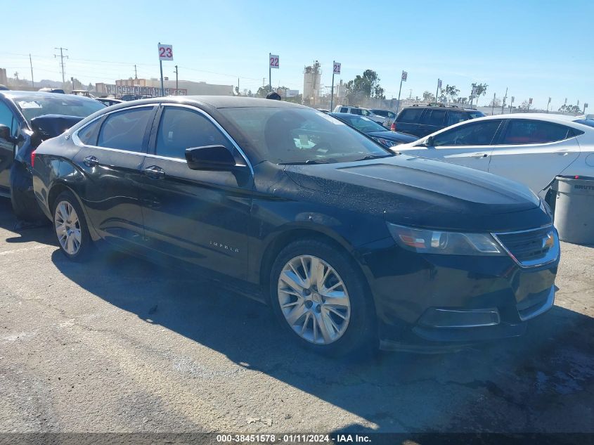 2014 CHEVROLET IMPALA 1LS - 1G11Y5SL0EU124179