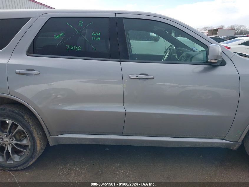 2020 DODGE DURANGO GT - 1C4RDJDG5LL260518