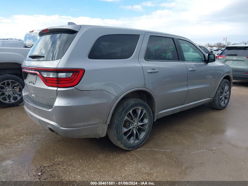 2020 DODGE DURANGO GT - 1C4RDJDG5LL260518