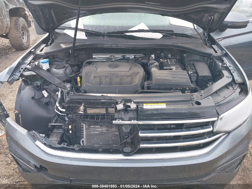 2022 VOLKSWAGEN TIGUAN 2.0T SE - 3VV2B7AX8NM034734