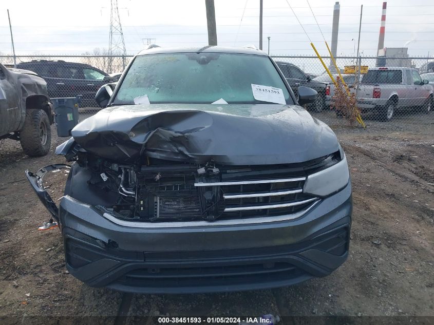 2022 VOLKSWAGEN TIGUAN 2.0T SE - 3VV2B7AX8NM034734