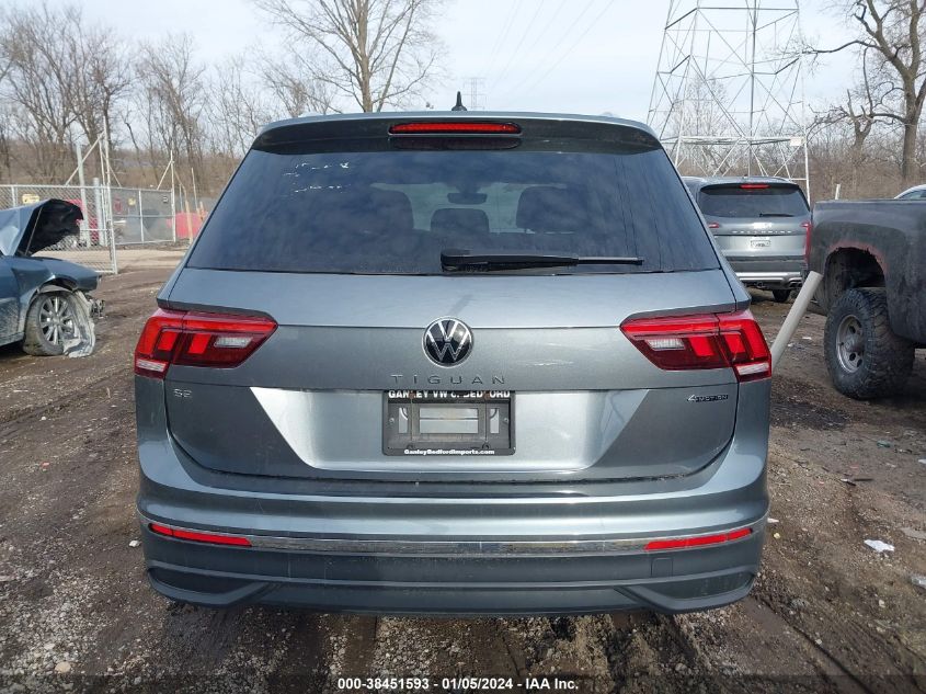 2022 VOLKSWAGEN TIGUAN 2.0T SE - 3VV2B7AX8NM034734