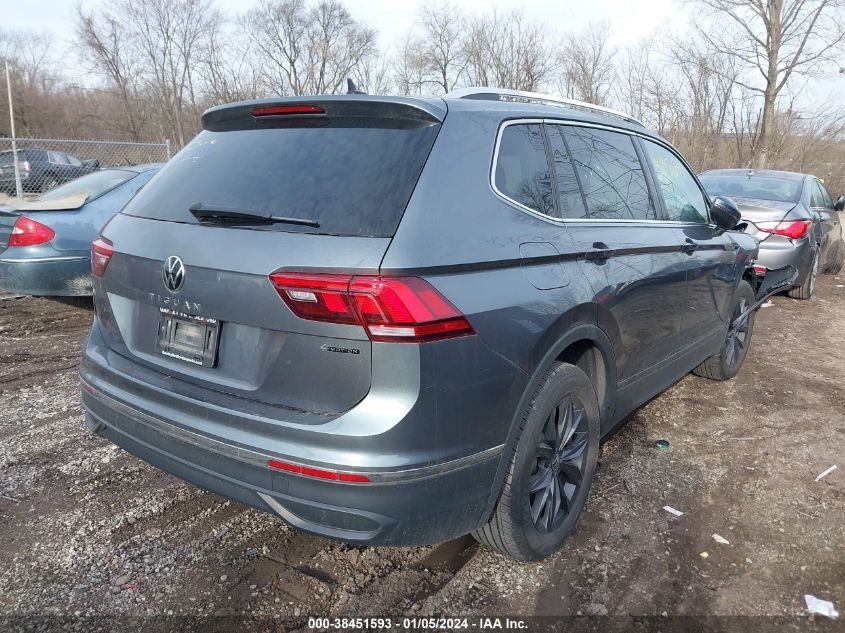 2022 VOLKSWAGEN TIGUAN 2.0T SE - 3VV2B7AX8NM034734