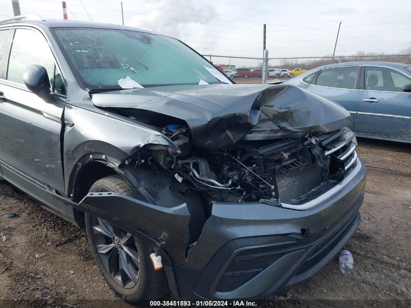 2022 VOLKSWAGEN TIGUAN 2.0T SE - 3VV2B7AX8NM034734