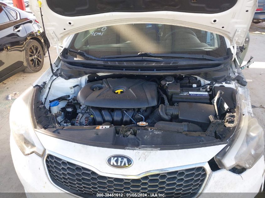 2016 KIA FORTE LX - KNAFK4A63G5619426