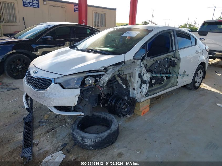 2016 KIA FORTE LX - KNAFK4A63G5619426