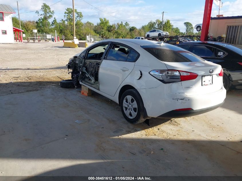2016 KIA FORTE LX - KNAFK4A63G5619426
