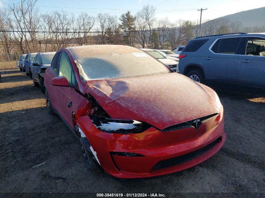 2023 TESLA MODEL X PLAID TRI MOTOR ALL-WHEEL DRIVE - 7SAXCBE6XPF425867