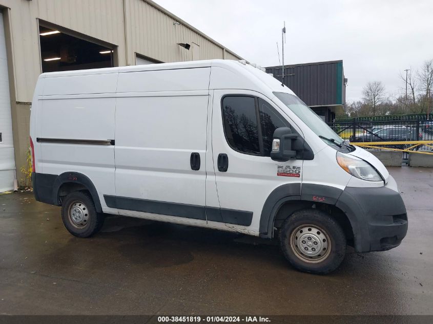 2019 RAM PROMASTER 2500 HIGH ROOF 136 WB 3C6TRVCG4KE518994